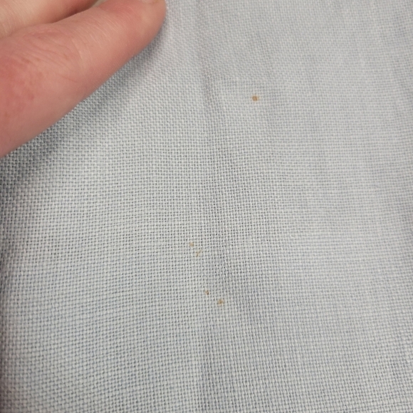 TALBOTS Powder Blue Irish Linen Blazer Jacket Size X - Picture 4 of 9